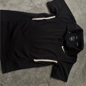 Nike Kids Polo Shirt in Black and White